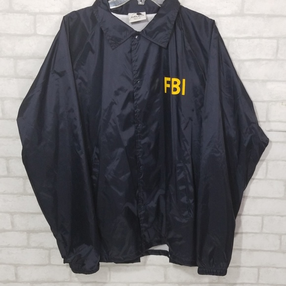 fbi coach jacket